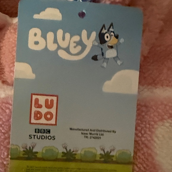 Bluey Sherpa Quarter Zip Pullover Size 10/12! NWT! - Picture 3 of 4